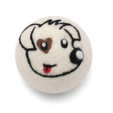 Ethical Global - Dogs: Eco Wool Dryer Balls Fair Trade: Brown Dog