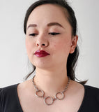 Classic Hardware - Triple Ring Chain Necklace