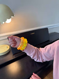 Feelzies FOS9G Feelzies™ Glow-in-the-Dark Squishy Bracelet: Lime Pop