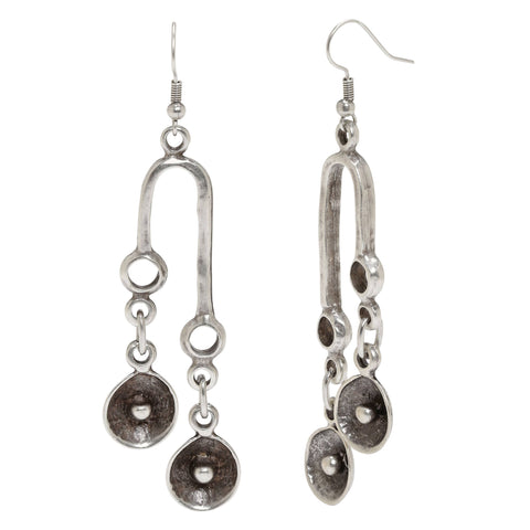 Chanour - Handmade Pewter Earrings - KU150