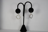 Ken’s handcrafted jewelry - Sterling Silver Earrings Squares Hammered