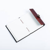 Leather Journal with Stone Dragon Embossed Travel Journal