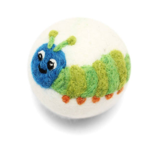 Ethical Global - Bugs: Eco Wool Dryer Balls Fair Trade: Caterpillar