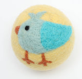 Ethical Global - Birds: Eco Wool Dryer Balls Fair Trade: Red Bird