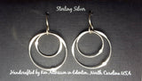 Ken’s handcrafted jewelry - Sterling Silver Circle Medium Multiple