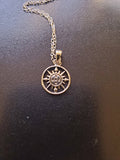 Sosie Designs - Silver Compass Burst Necklace
