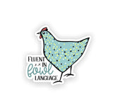 Mad River - Fluent in Fowl Language Sticker / Decal