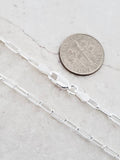Sosie Designs - Sterling Silver Paper Clip Chain Necklace