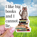 Tipsy Coasters & Gifts - Funny Sticker | I like big books
