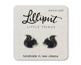 Lilliput Little Things - Squirrel Earrings: Red