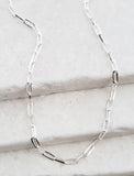 Sosie Designs - Sterling Silver Paper Clip Chain Necklace