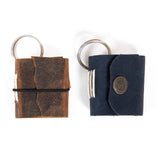 Miniature Journal  keyring: Green