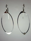 Ken’s handcrafted jewelry - Sterling Silver Earrings Medium Ovals