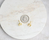 Sosie Designs - Gold Horseshoe Crystal Stud