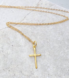 Sosie Designs - Gold over Sterling Silver Cross Necklace