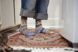 Solmate Socks - Cat Crew Socks USA Made Giveback Socks for Pet Rescue : Large (Women 10 - 12 / Men 9 - 11)