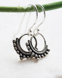 Sosie Designs - Silver Bali Dangle Earrings