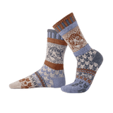 Solmate Socks - Cat Crew Socks USA Made Giveback Socks for Pet Rescue : Medium (Women 8 - 10 / Men 7 - 9)
