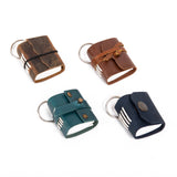 Miniature Journal  keyring: Green