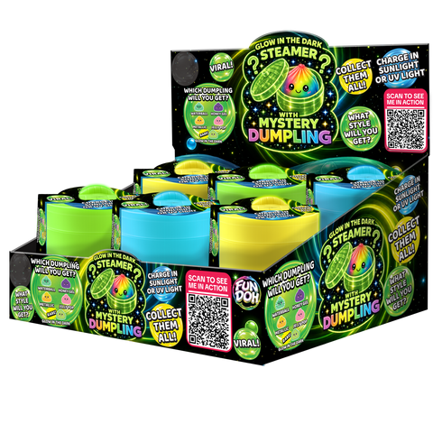 Glow-in-the-Dark Mystery Dumpling Squishy Toy -
