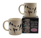 Unemployed Philosophers Guild - Birds on a Wire Heat-Changing Coffee Mug