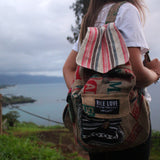 Rice Love - One of a Kind Recycled Backpack