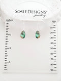 Sosie Designs - Crystal Briolette Earrings - Erinite Shimmer