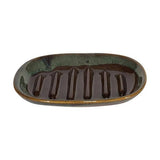Clay in Motion - Stoneware Kitchen Soap Dish: Mystic Water