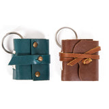 Miniature Journal  keyring: Green