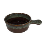 Clay in Motion - Handcrafted Ceramic Soup Mug, Dishwasher Safe: Mocha