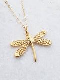 Sosie Designs - 6152 Gold Dragonfly Necklace