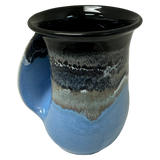 Clay in Motion - The Original Handwarmer Mug: Pacific Chill / Left Hand