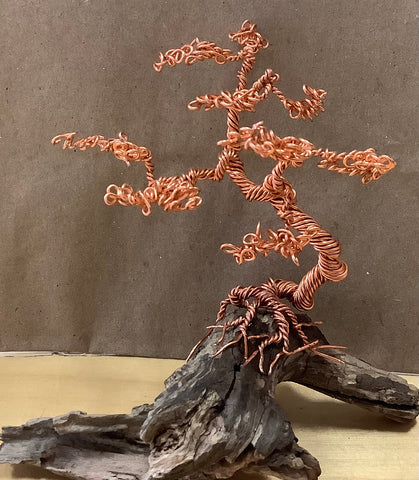 #35 Mini Copper Tree by Carrie