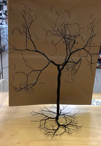 Black Wire Decorative Tree by Carrie