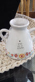 Artisan Bud Vase. You are so Loved. Natural Life.
