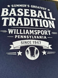 Navy Williamsport PA Tee Shirt by Local Artist Michael