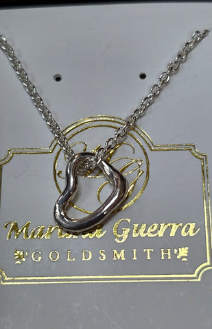 MG SS PDT Heart Necklace