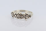 MG S/S R211 Triple flower ring size 12