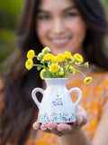 Artisan Bud Vase.   I Love That You’re My Mom. Natural Life.