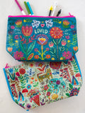 Natural Life® Recycled Zipper Pouch - Teal