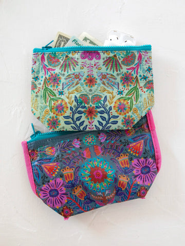 Small Recycled Zipper Pouch