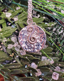 MG SS PDT 199 Silver Necklace with a Swirl