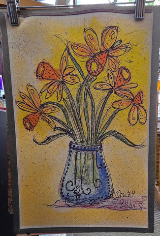Garden Flag “Joy in the Vase”