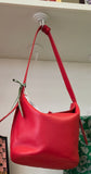 Vera Bradley Leather Astoria Shoulder Bag in Goji Berry Red