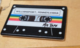 Mad River - Williamsport PA  Ceramic Tile Magnet with  your: Cassette Tape