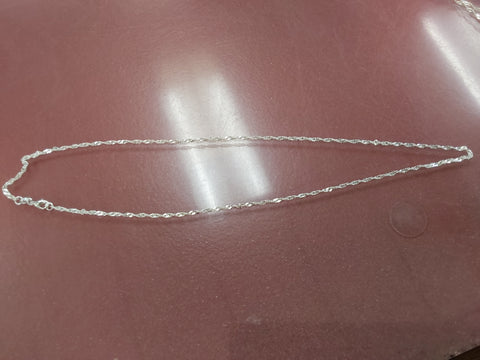 Sterling Silver 20 inch necklace