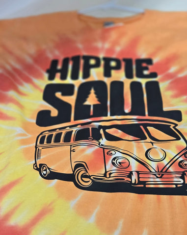 Hippie Soul Tie Die Tee Shirt by Local Artist Michael