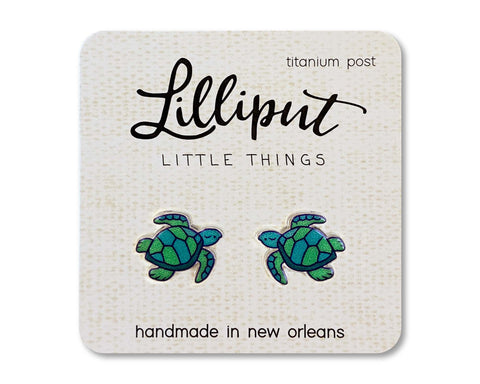 Lilliput Little Things - NEW Sea Turtle Earrings