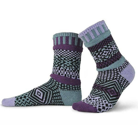 Solmate - Wisteria Crew Socks small