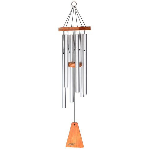 Wind River - Arias® 29-inch Windchime in Satin Silver